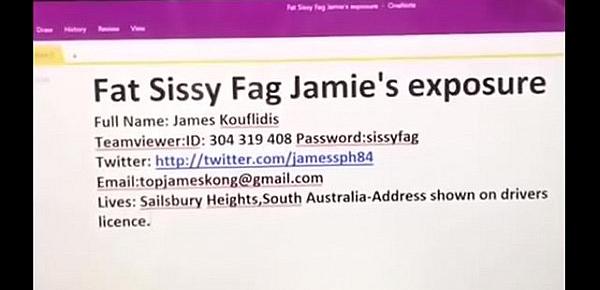  Sissy Fag Jamie Exposure